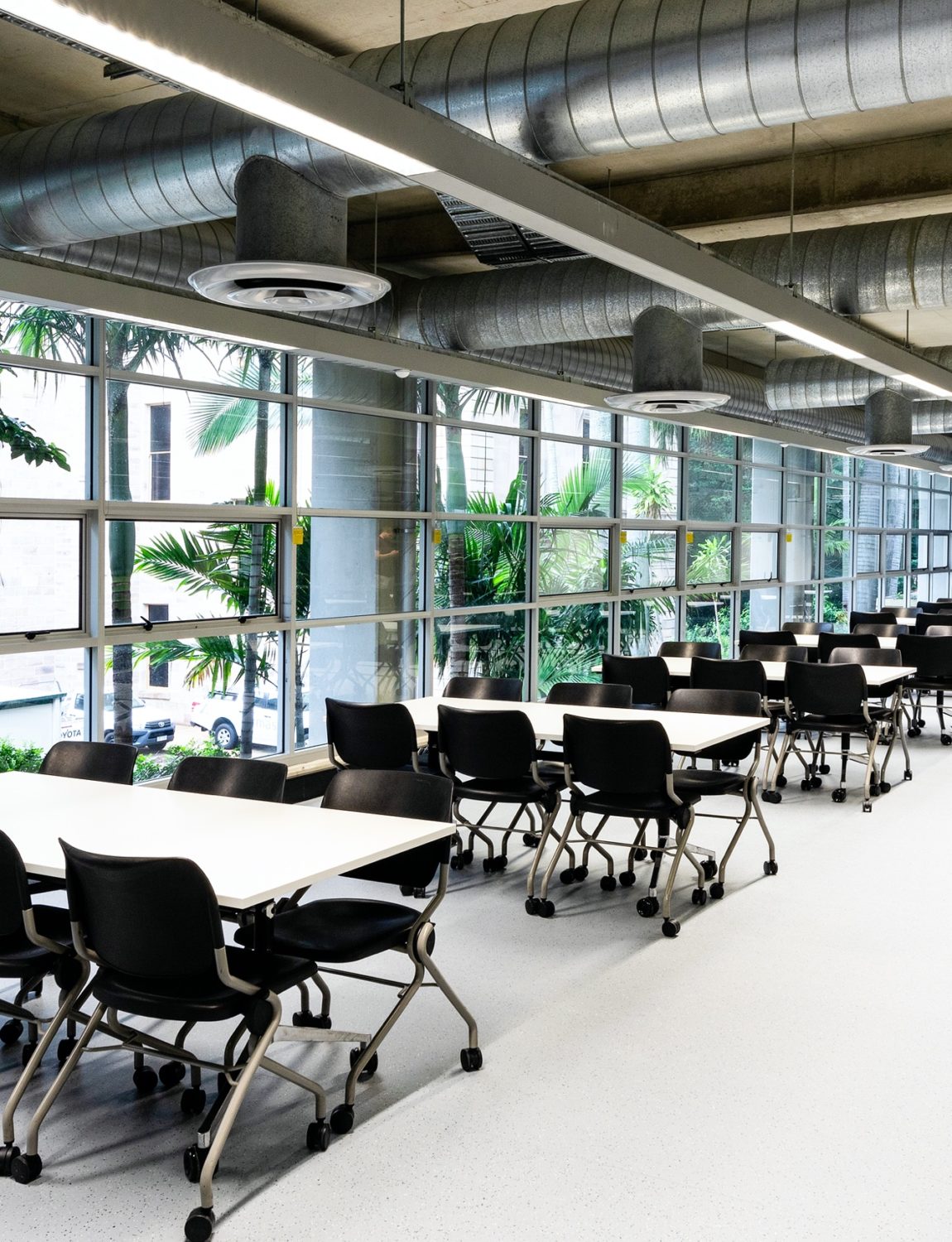 QUT D & Z Block – Creative Industries Teaching Space & Robotics Lab - Open Plan Office Space