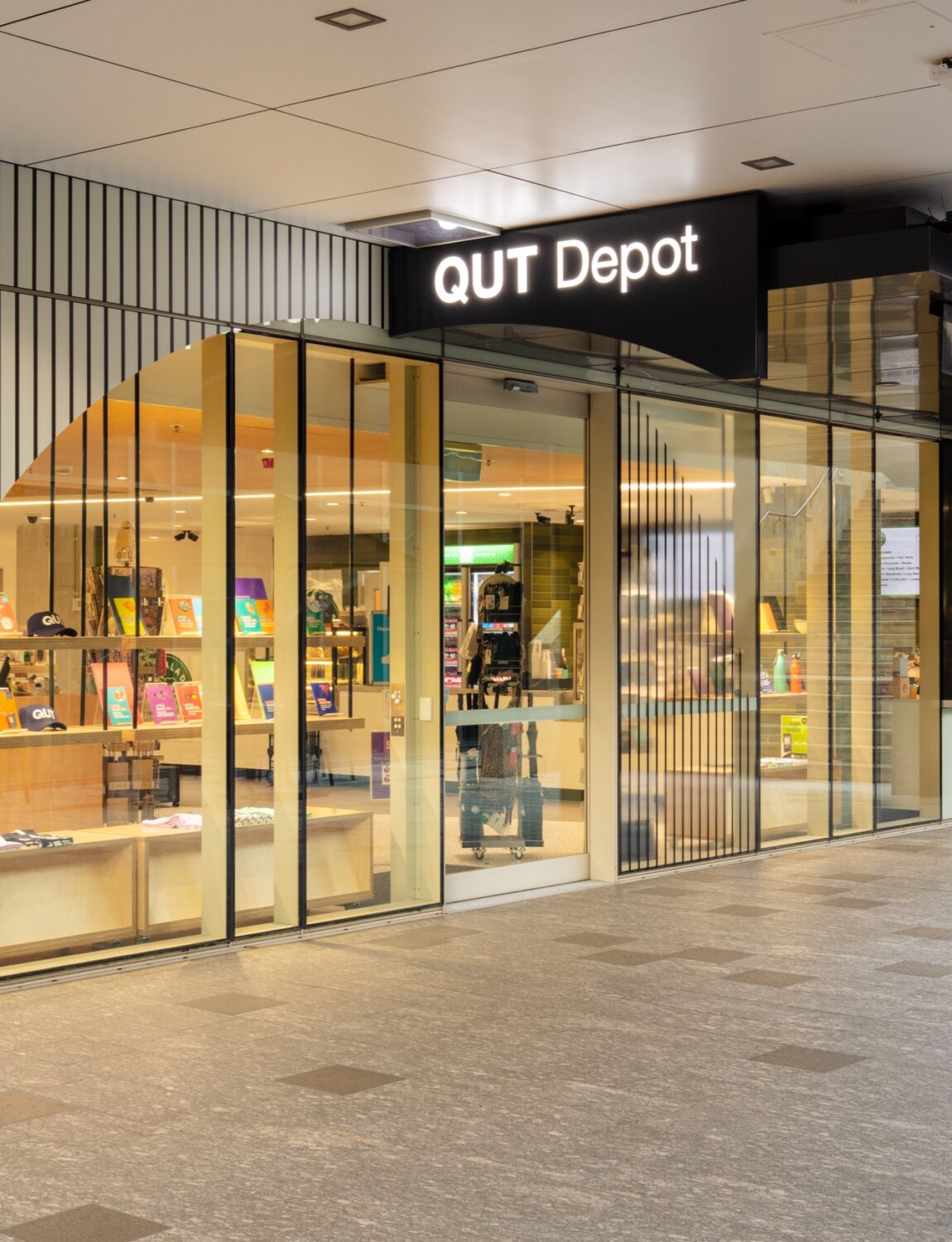 QUT Depot - Outside Book Shop